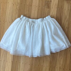 Girls Gap Tulle Skirt with iridescent polka dots